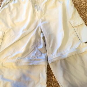 White Sierra zip convertible pants xl 32